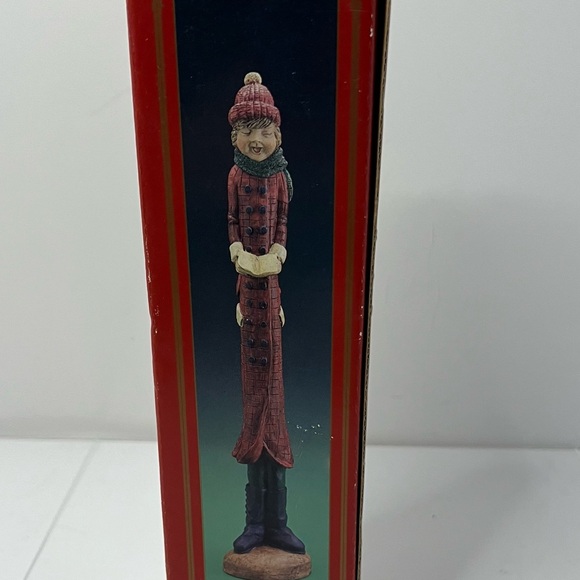 Windsor Collection Pencil Caroler Collect Figurine Christmas Vintage w/ Orig Box - Picture 1 of 7